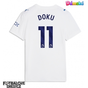 Manchester City Jeremy Doku #11 Dámské Alternativní Dres 2026-27 Krátký Rukáv Manchester City Jeremy Doku #11 Dámské Alternativní Dres 2026-27 Krátký Rukáv